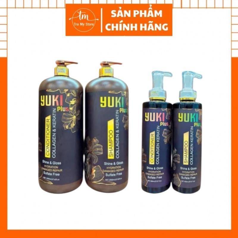 Dầu cặp gội xả phục hồi Yuki plus keratin