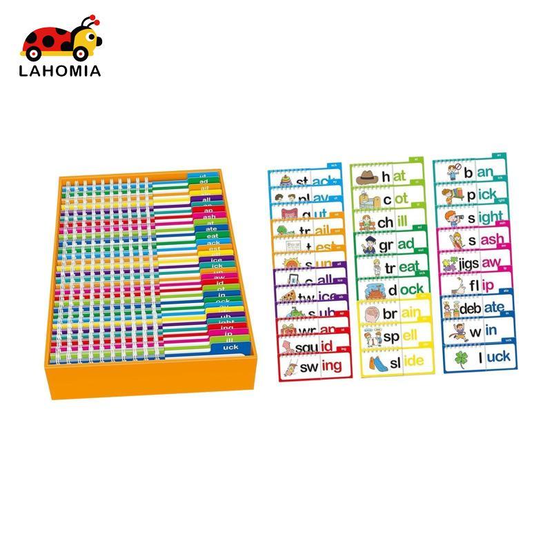 LAHOMIA Word Families Thẻ Flash Word để xây dựng từ vựng Học sớm