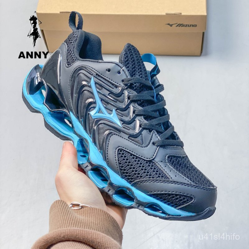 Giày Mizuno Wave Prophecy LS unisex retro lifestyle sneaker xám thấp cổ chính hãng best seller