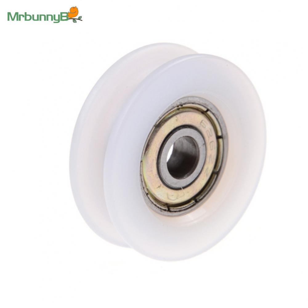 Hồ sơ bánh xe có rãnh ròng rọc Nylon GCr15 Thép Chrome Cán ma sát thấp