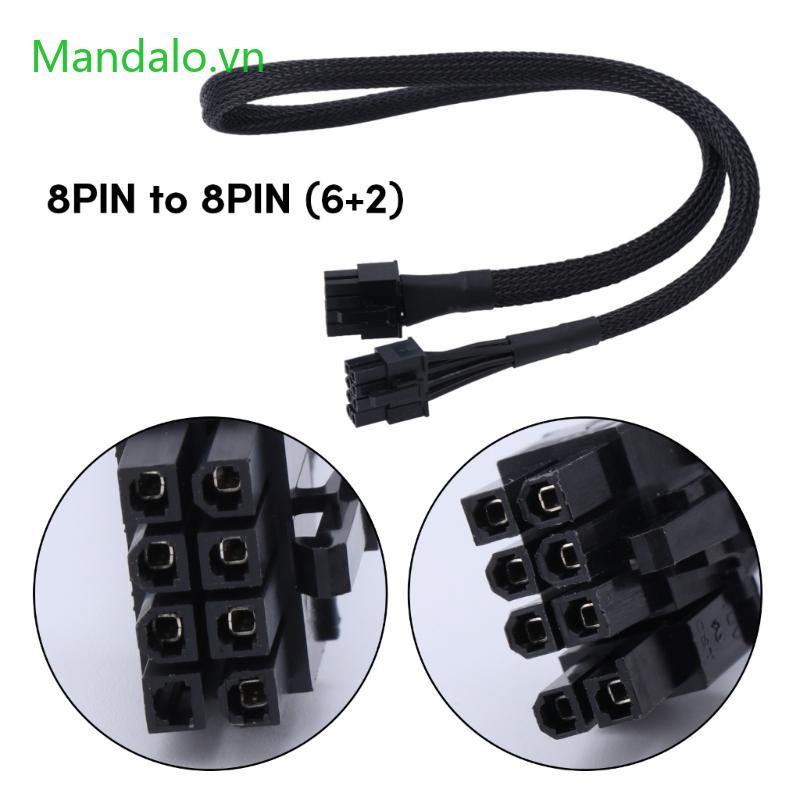 Cáp nguồn 8PIN đến 8PIN 6 + 2 18AWG cho AGK750 RM650X RM750X RM850X RM1000X