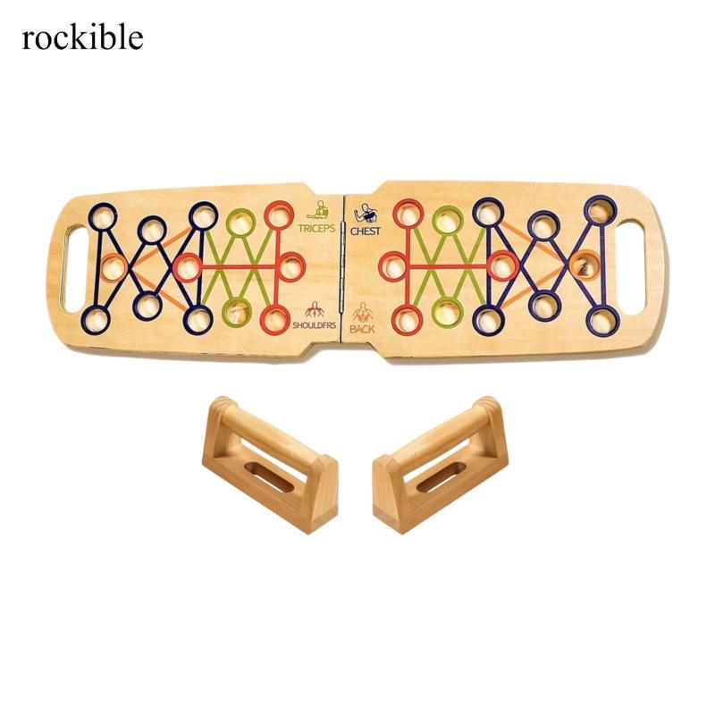Rockible Có Thể Gập Lại Push Up Board Có Thể Gập Lại Push Up Stand Cho Sàn Ngực Muscle Home