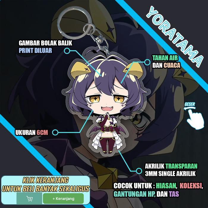 Gantungan Kunci Hiiragi Utena Mahou Shoujo Akogarete, Keychain Anime Lucu