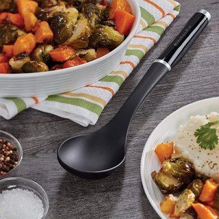 KitchenAid - Muỗng cong màu đen chịu nhiệt