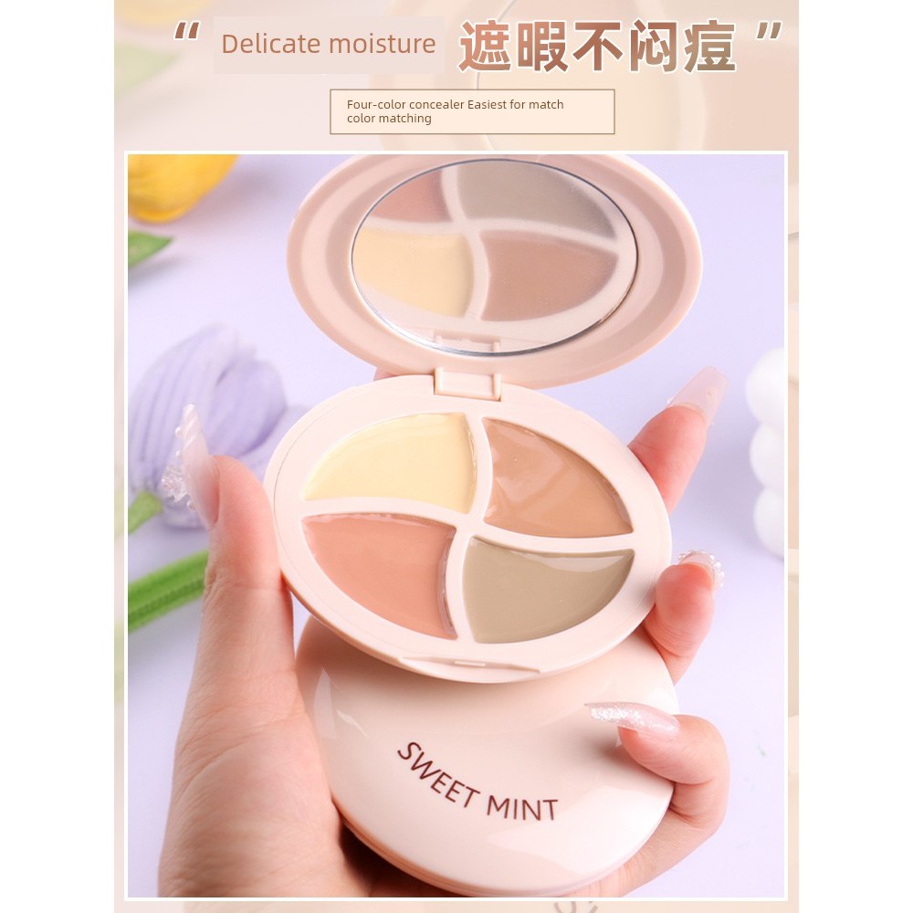 che khuyết điểm the saem che khuyết the saem Kem Che Khuyết Điểm Bốn Màu Dưỡng Ẩm Ẩm Thích Hợp Cho D