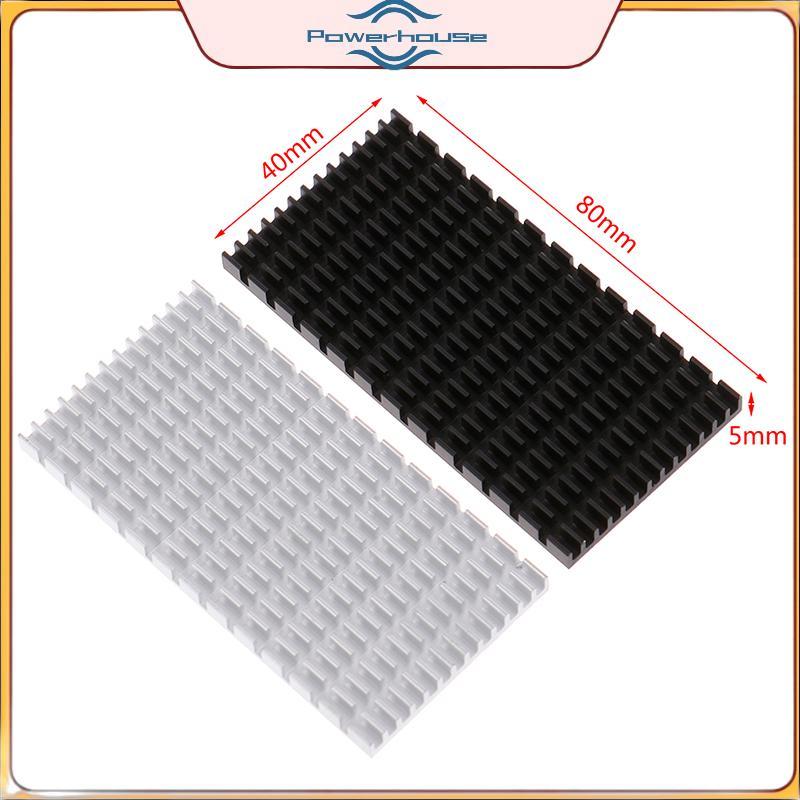 POWER 80 * 40 * 5mm Bảng tản nhiệt nhôm Tản nhiệt CPU Power IC Chip tản nhiệt.