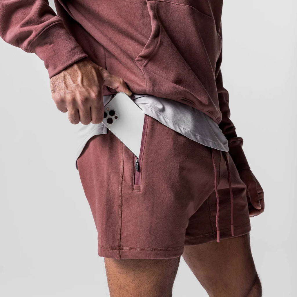 [Store Hot] Men's Fitness Shorts Outdoor Sports and Casual Summer Retro Loose Training Running Embro