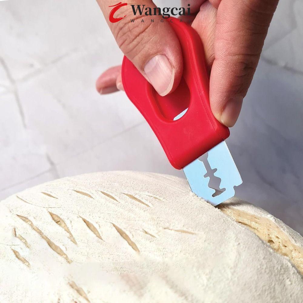 Wangcai WANGMCAI 2 chiếc Máy cắt bột chua, Máy cắt tỉa bánh mì có thể mở rộng Mini, Dụng cụ làm bánh