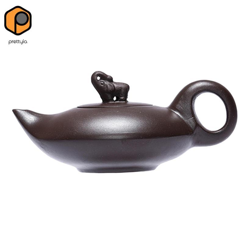 Họa Tiết Voi Cát Tím Zisha Ấm Trà 170cc Đất Sét Cá Nhân Ấm Trà Kung Fu Trung Quốc