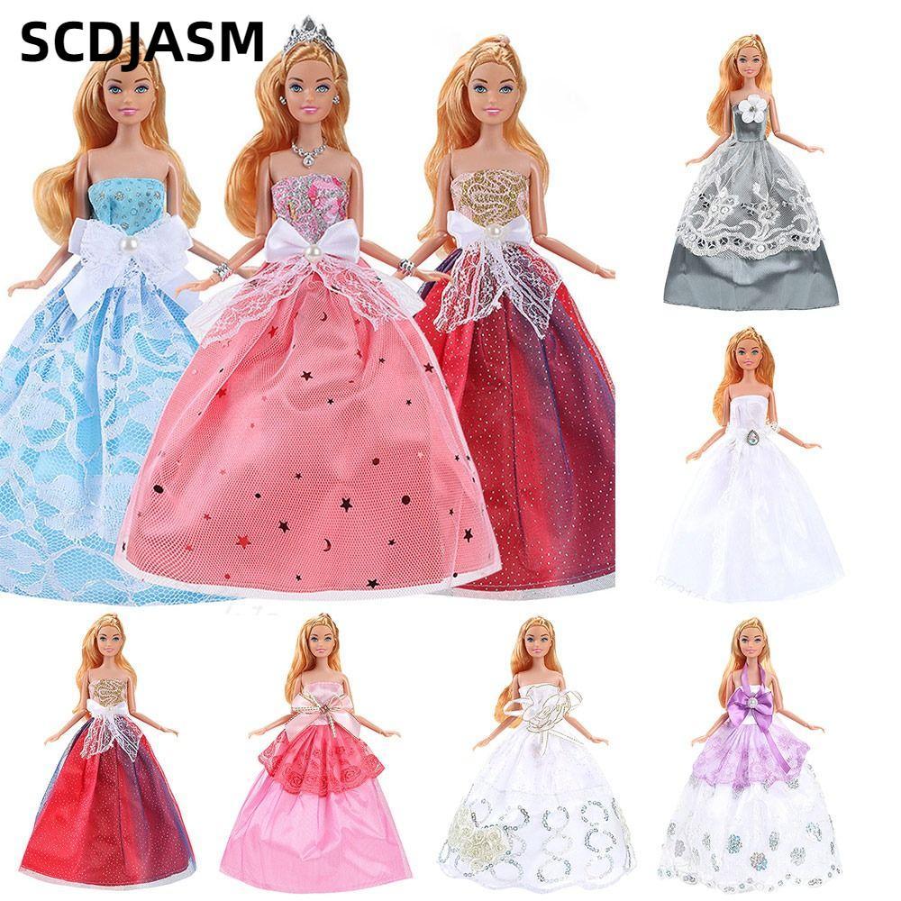 Váy cưới búp bê SCDJASM, Mặc thường ngày Quần áo trang phục bé gái thủ công, Thời trang mới nhất 30c