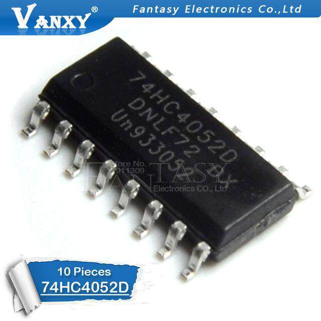 10 chiếc 74HC4052D SOP16 74HC4052 SOP SN74HC4052DR SOP-16 SMD IC mới và nguyên bản