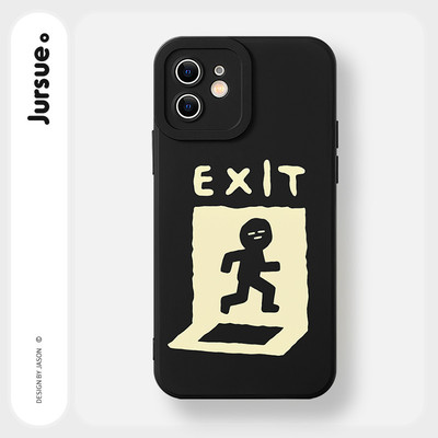 JURSUE Ốp lưng Nghệ thuật trừu tượng tối giản chống sốc chống bẩn mềm cho iPhone 17 Air 16 15 14 13 12 11 PRO MAX SE 2020 X XR XS ip 8 7 Plus MZ506474