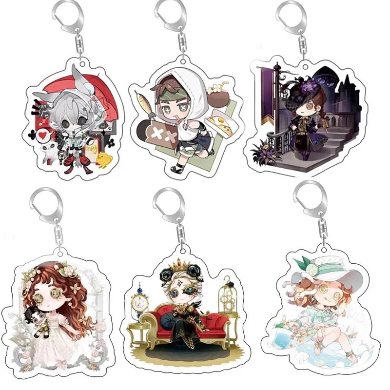 Móc khóa Identity V IDV Acrylic Mica nhân vật Joseph Desaulniers Psychologist Patient chibi cute tra