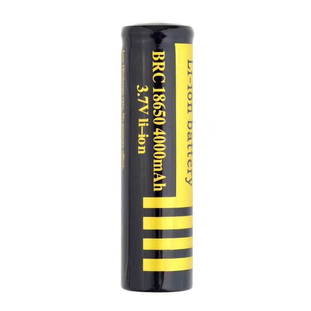 Pin Lithium 18650 đen 4000mAh dùng cho đèn pin và quạt nhỏ
