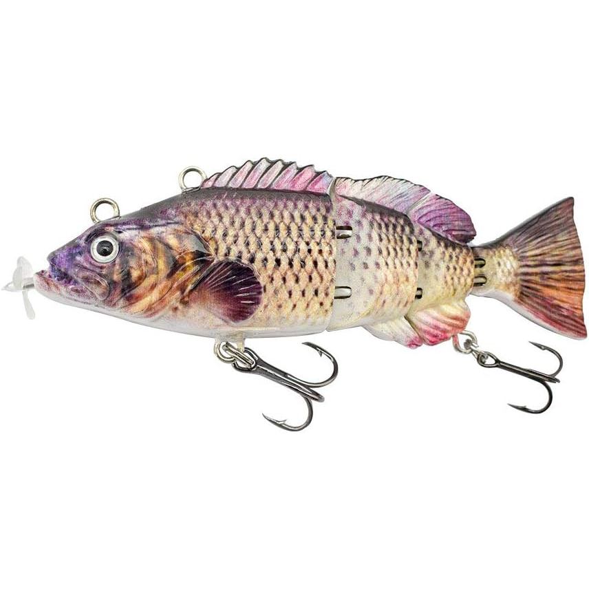 Ods Mồi Câu LED Bơi Tự Động 3.9 Inch, Pin Sạc USB, Swim bait Cho Câu Cá