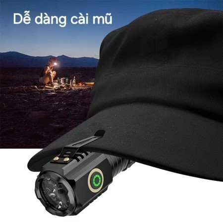 Đèn pin mini S400, đi kèm 1 viên pin, không có pin dự phòng