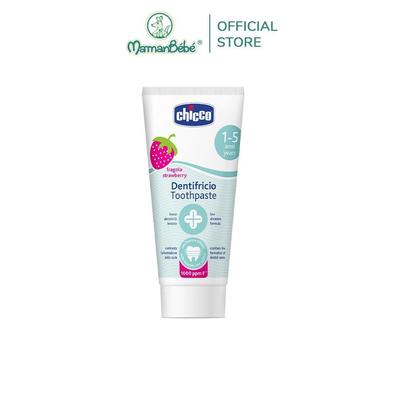 (MamanBébé chính hãng)  Kem đánh răng hương Dâu 12M+ Chicco