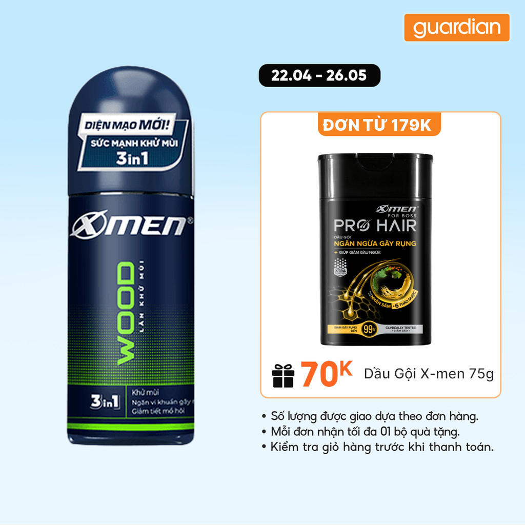 Lăn Khử Mùi X-Men 50ml
