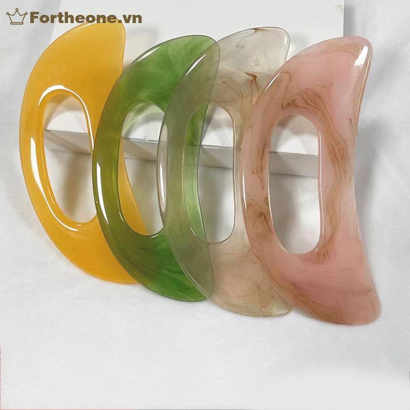 FOT 1 Bảng Guasha Đá Tự Nhiên Nhựa Tổng Hợp Scrpy aping Board Dụng Cụ Massage VN