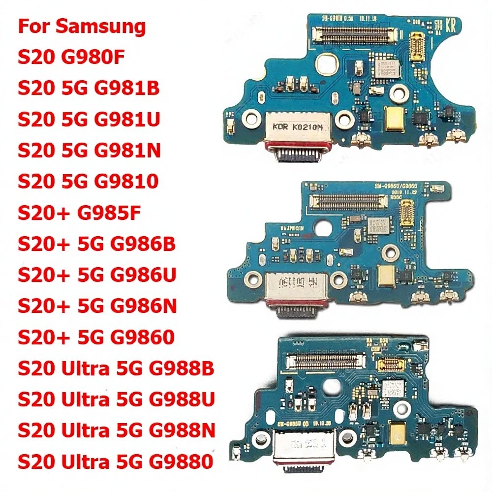Đầu Nối Bảng Sạc Cho Samsung Galaxy S20 5G S20 + 5G S20 Ultra 5G G980 G981 G986 G988 Cổng Sạc Mô Đun