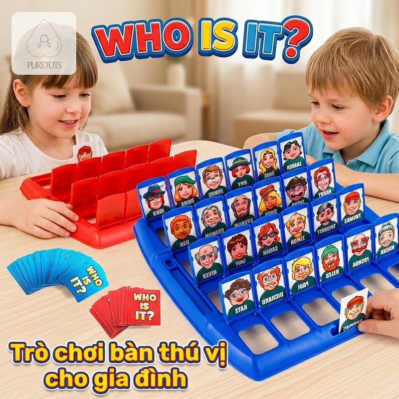 Guess Who Board Game Family Kids Party Trò chơi thẻ Trivia Chiến lược vui nhộn Bộ đồ chơi trong nhà