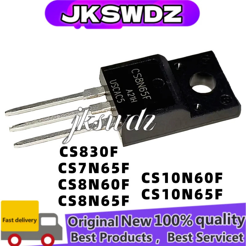1-5 Chiếc CS8N65F CS830F CS7N65F CS8N60F CS10N60F CS10N65F TO-220F Công Suất Cao MOS FET Còn Hàng