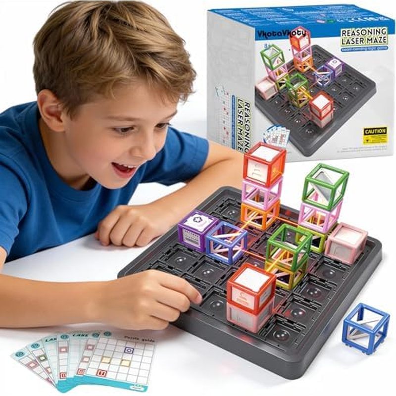 r Maze Reasoning Game, STEM Toys for Ages 8-13 with 60+ Challenges Puzzle Game, Board Games for 8-13