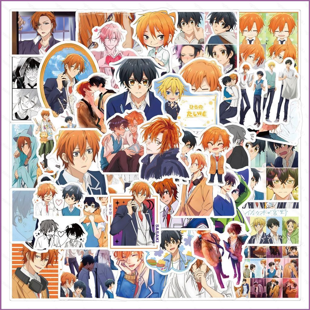 YT3 55 Cái / bộ Sasaki Và Miyano Anime graffiti Dán Bình Nước Chống Thấm Nước Yoshikazu Miyano Shume
