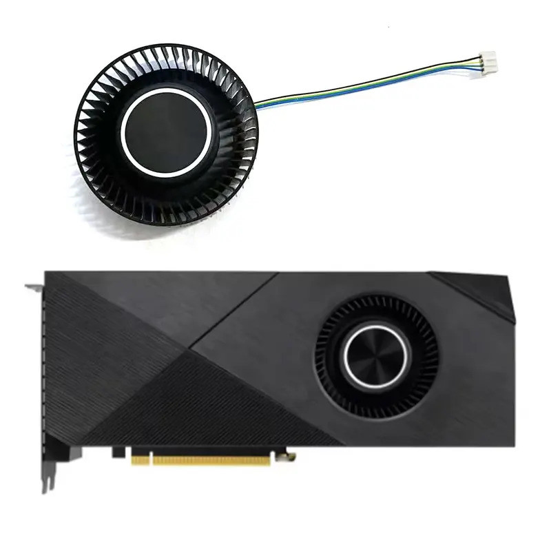 Quạt GPU FD7525H12D 4PIN RTX2080 2080TI cho ASUS TURBO RTX 2060 2070 2080 2060S 2070S 2080TI HZDO