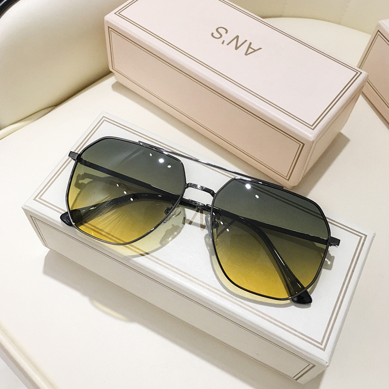Kính râm đi xe đạp hợp thời trang mới Kính râm nam Cool Influencer Driving Driving Sunglasses