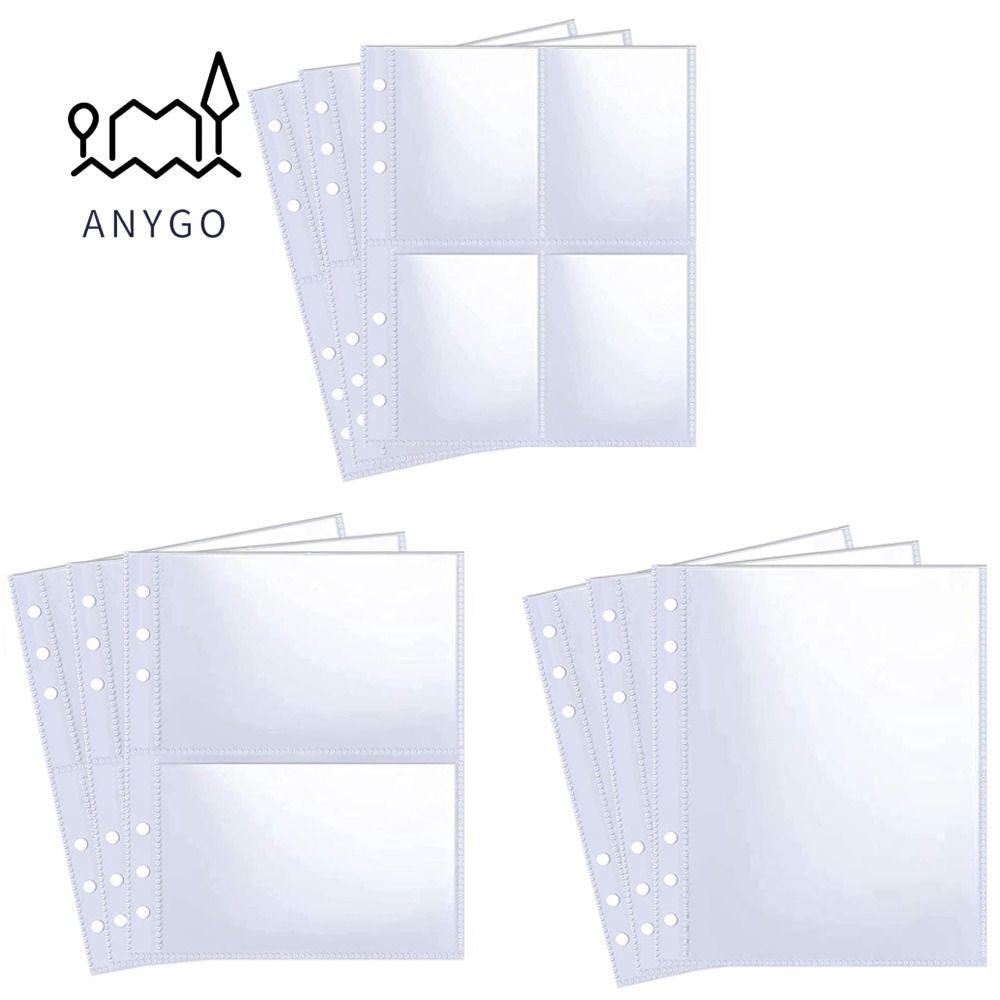 YRBWDYZDH Tay áo Photocard, 6 vòng A5 Kích thước Photocard Binder, Kpop Photocard Binder Nhiều túi A