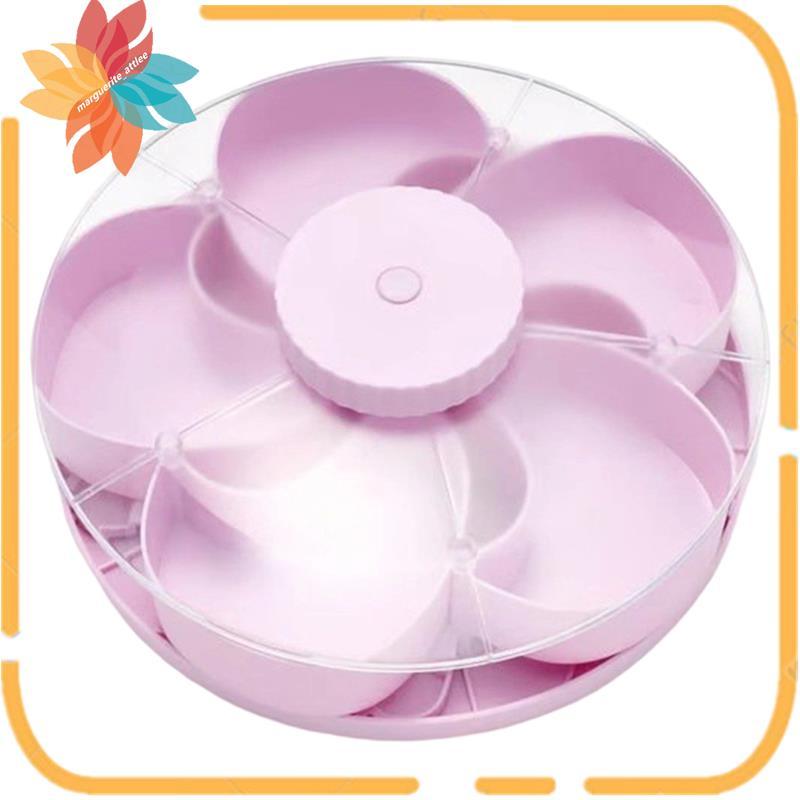 Khay đựng đồ ăn nhẹ chia xoay-Perfect cho đồ ăn nhẹ, đồ nhúng & món khai vị tiệc lý tưởng