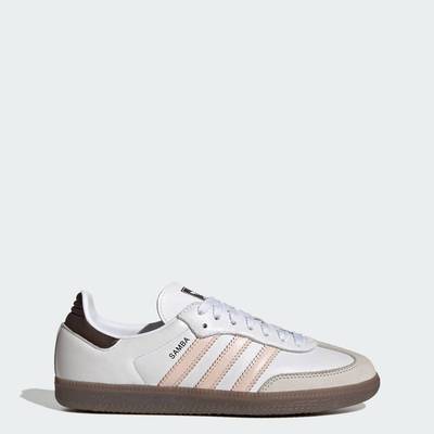 adidas Phong cách sống GIÀY SAMBA OG Nữ trắng KJ7528