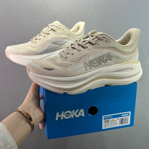 Giày Thể Thao Nam Nữ Hoka Bondi 9 Giày Chạy Bộ Hoka Bondi 8 1162014-VCH