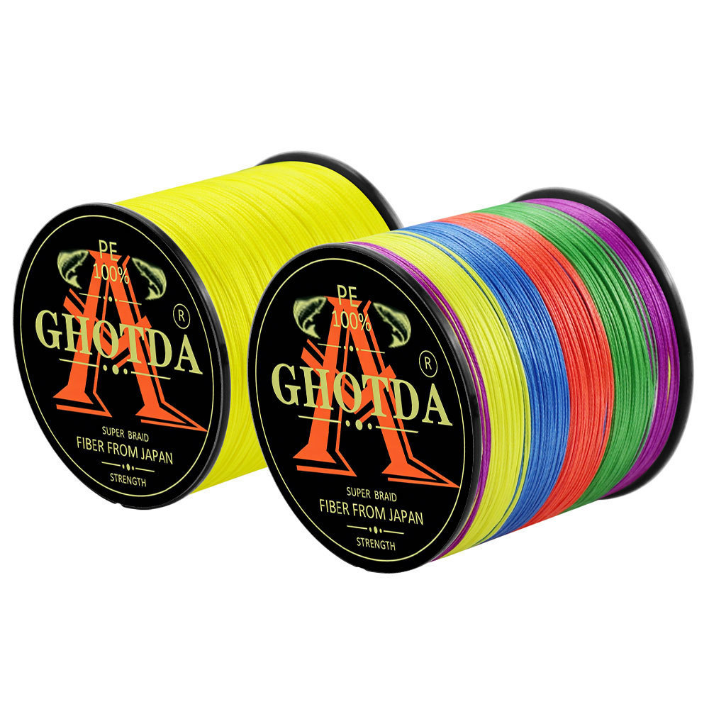 GHOTDA 300M 8 Dây PE Dây Bện Dây Nổi Mồi Dòng 100% PE Lure Dòng Dây Dây Câu Cá Lure Dòng