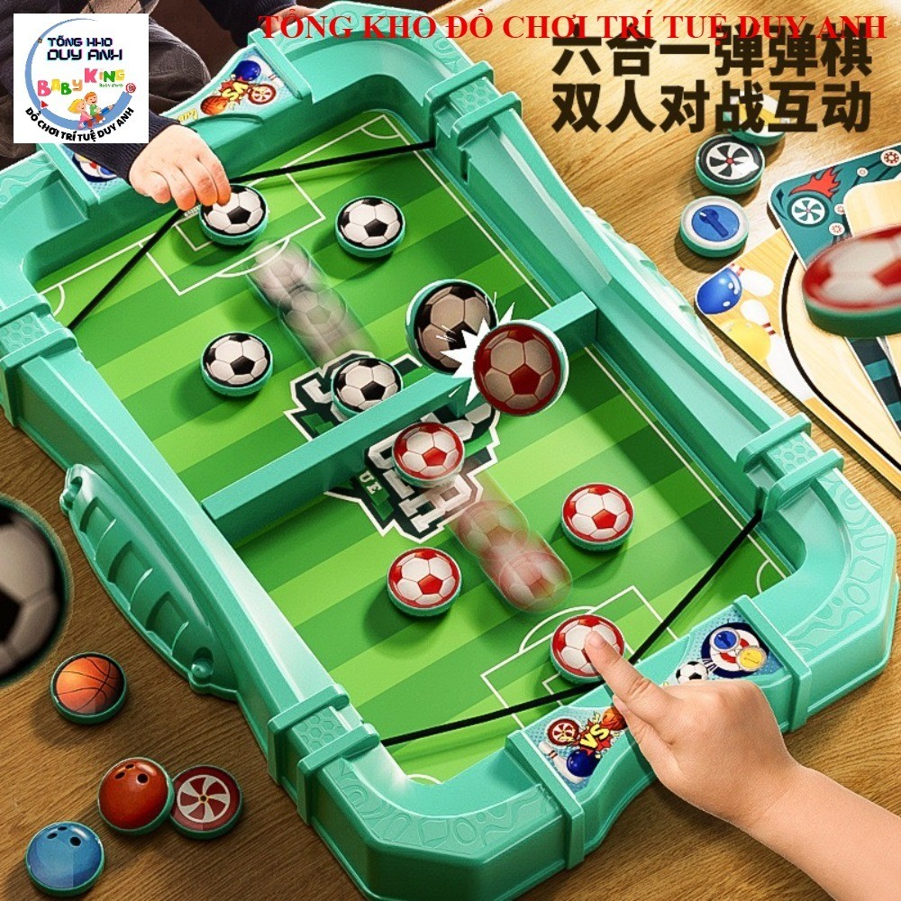 Kho Sỉ SLL - Đồ Chơi Bóng Đá Mini Kéo Dây Loại Tốt ,Đồ Chơi Bàn Bắn Bóng Mini - Trò Chơi Broad Game 