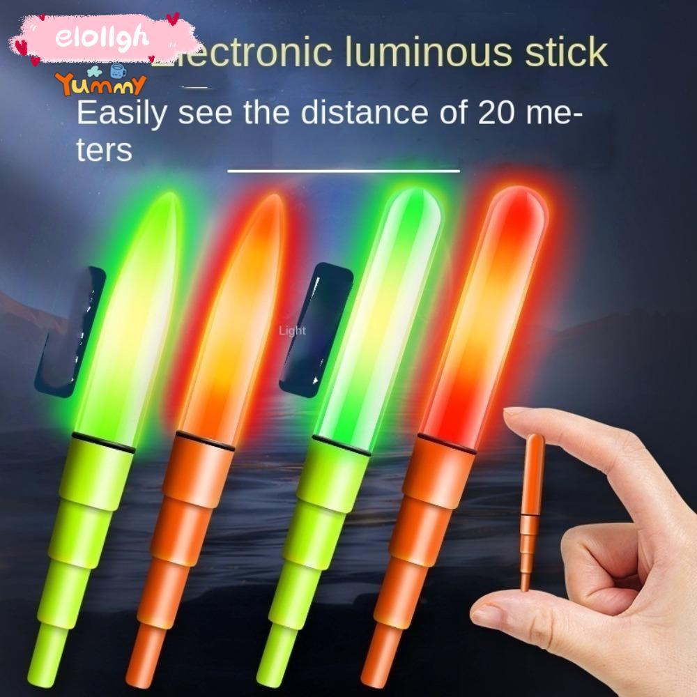 ELO11 1 Đèn LED Phao Câu Cá, Đèn Phao Câu Cá Siêu Sáng Cảm Ứng, Phao Câu Cá Dạ Quang Đêm Top Câu Cá 