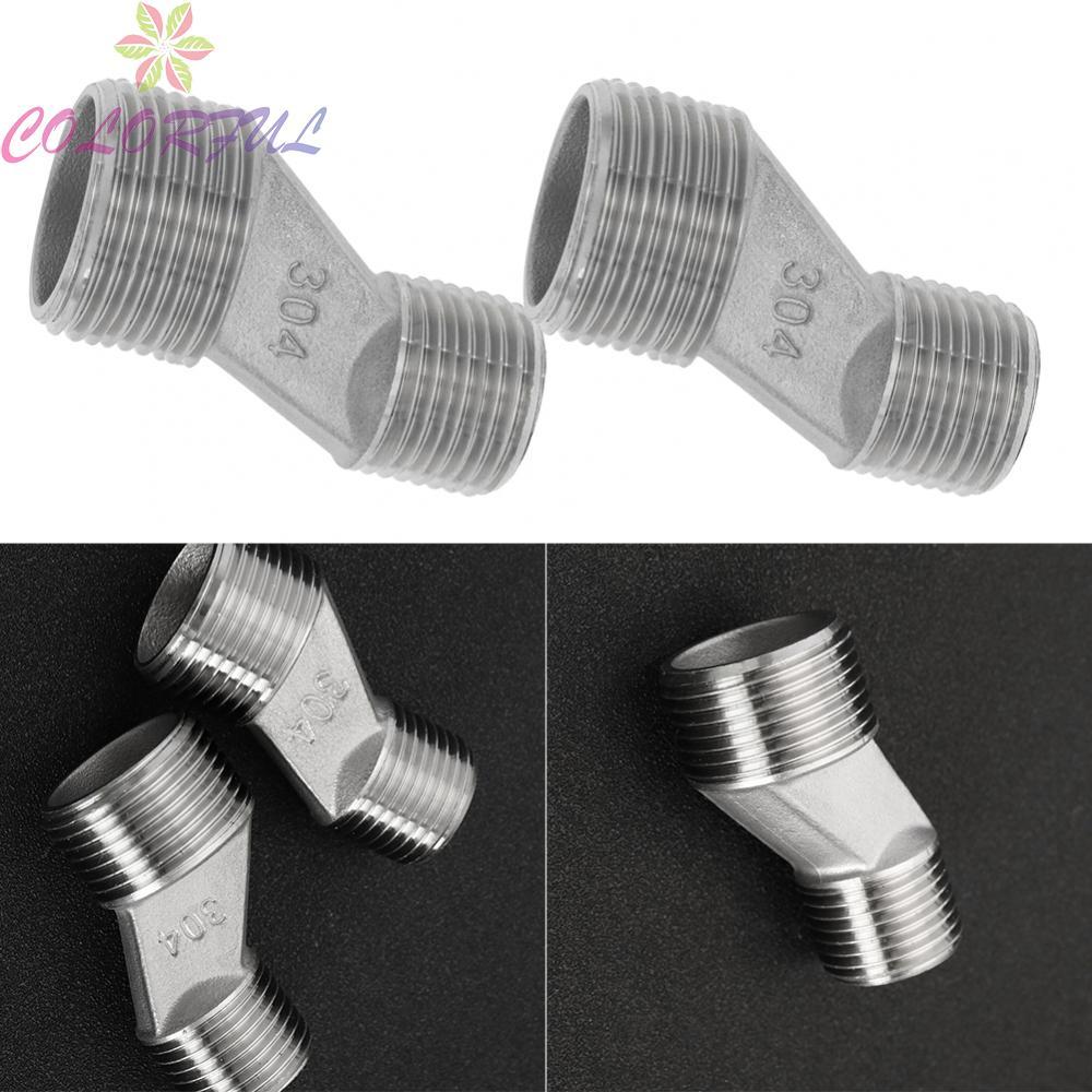 2X Bathroom S-Connector 1/2 Male To 3/4 Male Offset Adapter Hardware SALE