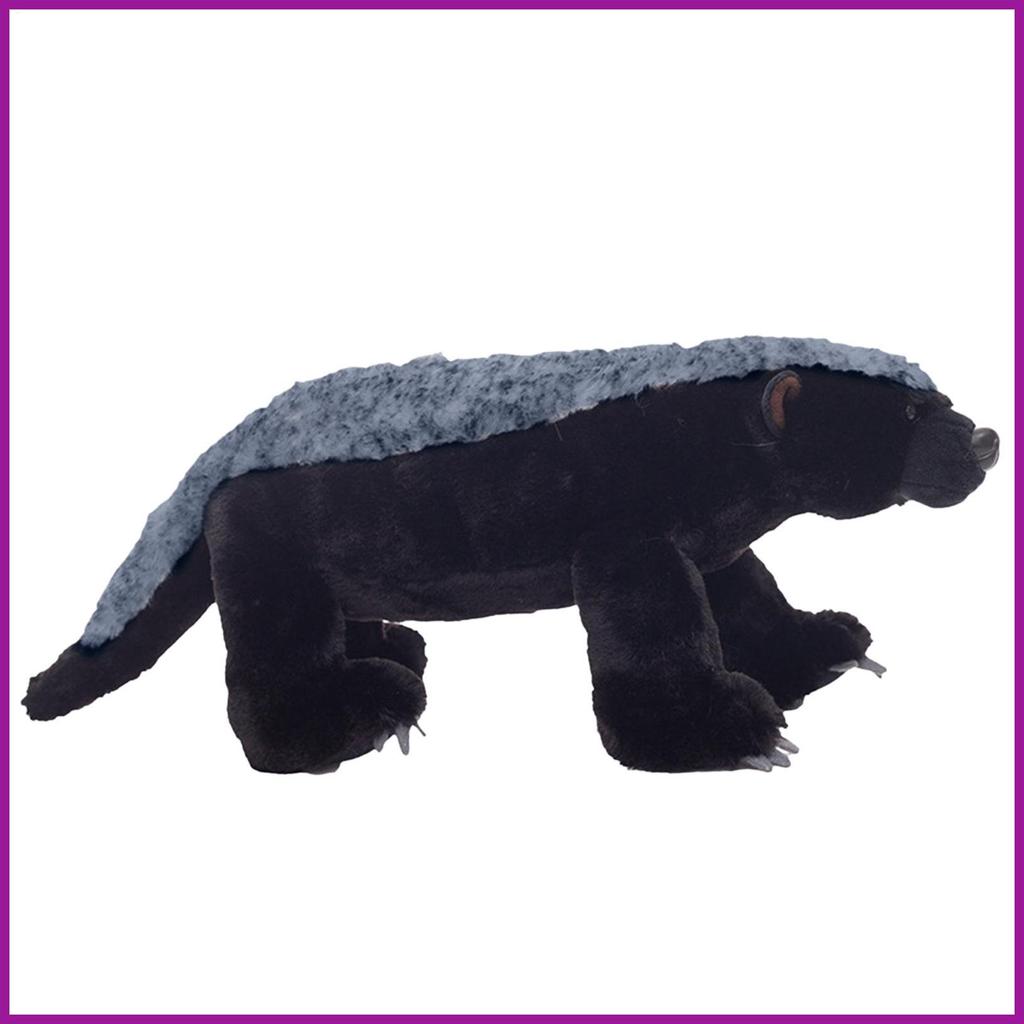 Mật Ong Badger Sang Trọng Mô Phỏng Dễ Thương Mật Ong Badger Sang Trọng Đồ Chơi Đen Thực Tế Hoang Dã 