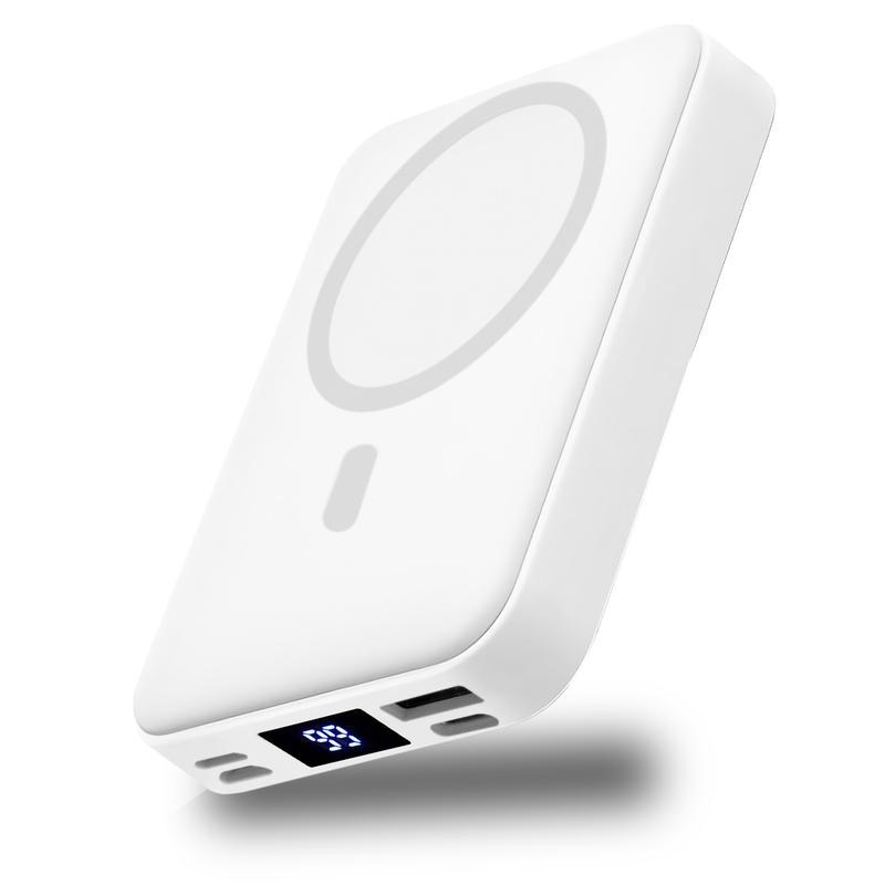 Sạc dự phòng từ tính, Bộ sạc di động không dây 10000mAh có cáp USB-C, Bộ pin chỉ tương thích với iPh