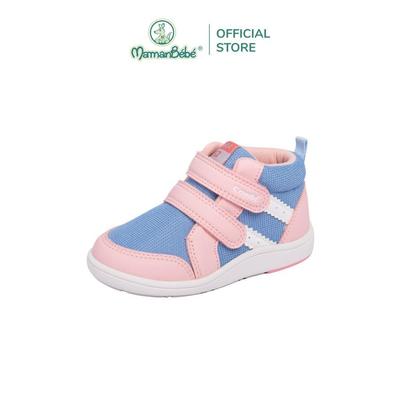 (MamanBébé chính hãng) Giày cao cổ Combi S-Go đế định hình chống bàn chân bẹt 24AW03 màu hồng xanh