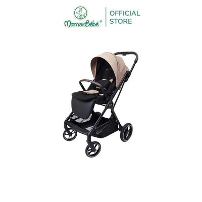 (MamanBébé chính hãng) Xe đẩy gấp gọn 2 chiều Combi Citta Plus - Màu be