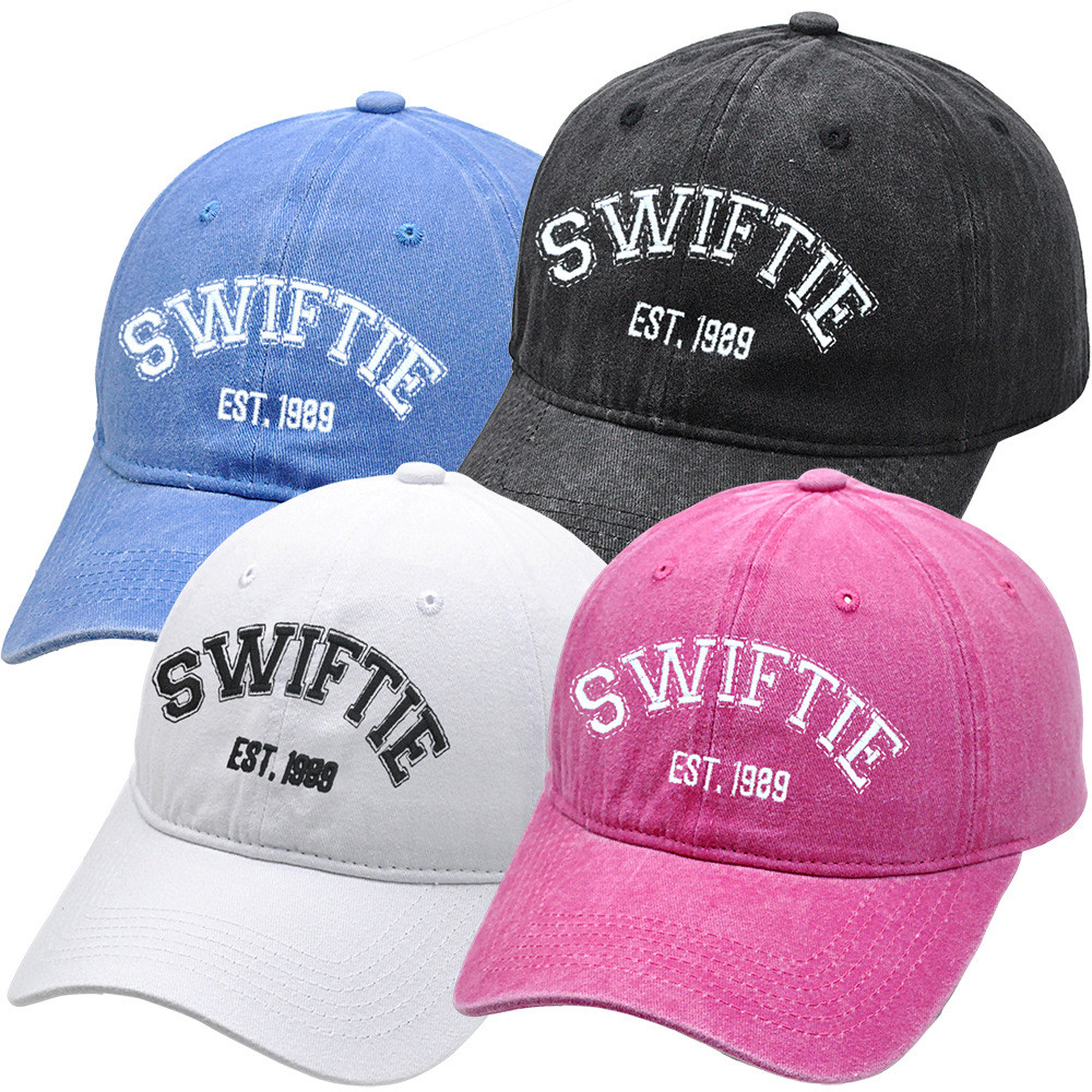 Mũ bóng chày Taylor Swift mới của châu Âu và Mỹ Taylor Swift thêu chữ cái 1989
