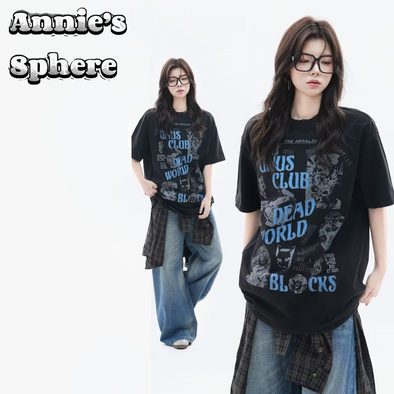 Áo Thun Cotton Nguyên Chất Annie's Sphere Cho Nam Và Nữ