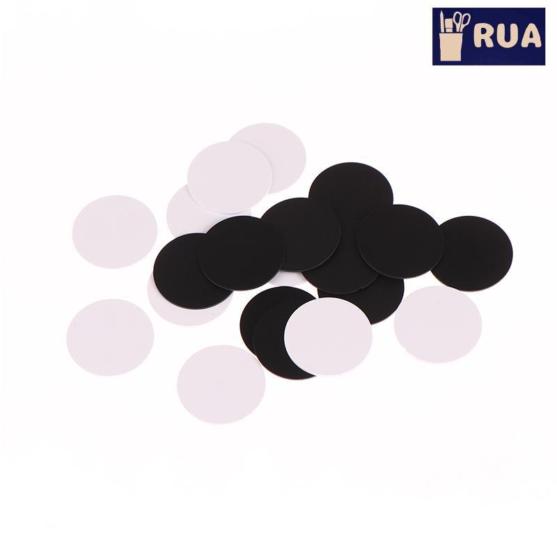 RUA 5 Chiếc Có Thể Viết Lại Trắng Ntag215 NFC Tròn Đồng Xu 504 Byte Thông Minh Ntag215 Thẻ Nhãn 25 M