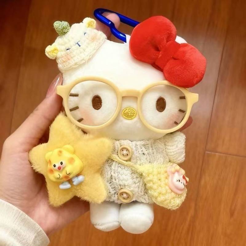 Hello Kitty Cute XINGX Sweater Pendant DIY Handmade Hello Kitty Keychain Bag Schoolbag Pendant ZcNh
