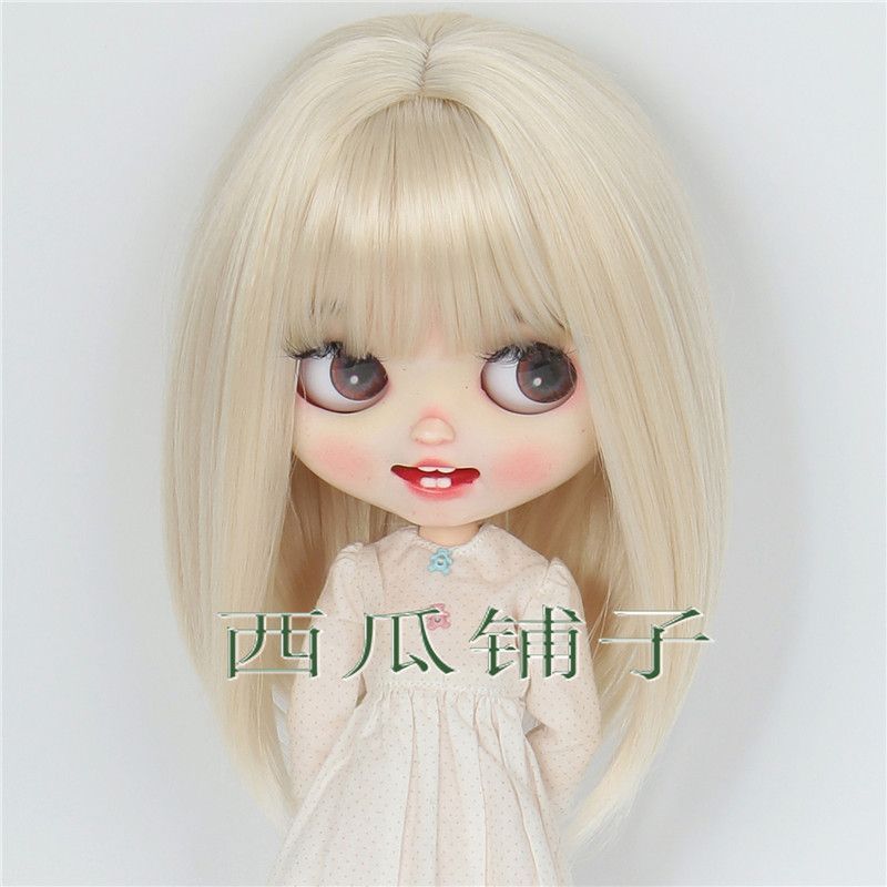 [Phải có để thay tã cho bé] Chỉ bán tóc giả Blythe Vải nhỏ Chấm đầu to Qbaby Over-the-Shoulder Vàng 