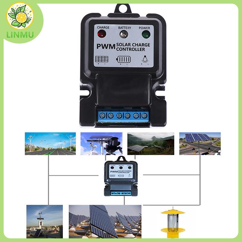 [LINMU] 1Pc 6V 12V 10A Bộ điều khiển sạc bảng điều khiển năng lượng mặt trời tự động Bộ điều chỉnh s