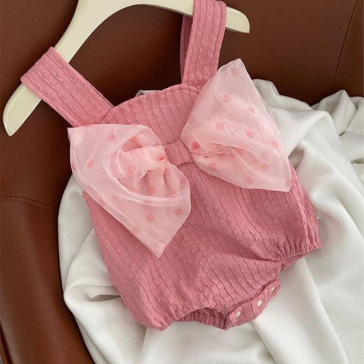 New Jumpsuit Western Style Cute Infant Sling Princess Rompers Clothes for Babies iIIi