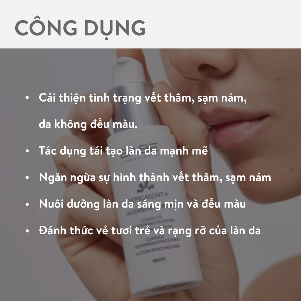 Bộ Đôi Tinh Chất Và Kem Dưỡng Dưỡng Sáng Mờ Thâm Nám BABE DEPIGMENT+ Intensive Serum 30ml & Control Fluid 40ml | BigBuy360 - bigbuy360.vn